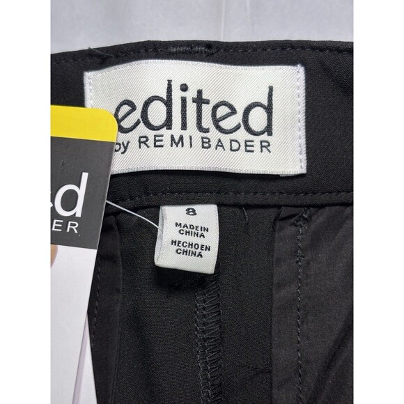 Edited by Remi Bader Women's Lightweight Trouser Short Black size 8 NWT - Picture 8 of 12